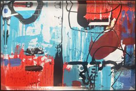 ART LIQUIDE – Créateur de tableaux contemporains pour une décoration murale unique et raffinée. Cette œuvre a été embellie par l’artiste grâce à la résine appliquée sur le verre qui accentue la profondeur et le dynamisme du tableau. Cette œuvre est agrémentée de véritables cristaux Swarovski qui lui donne un éclat unique
