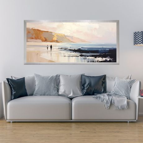 CC204 PURPLE SPHERE TABLEAU ART LIQUIDE